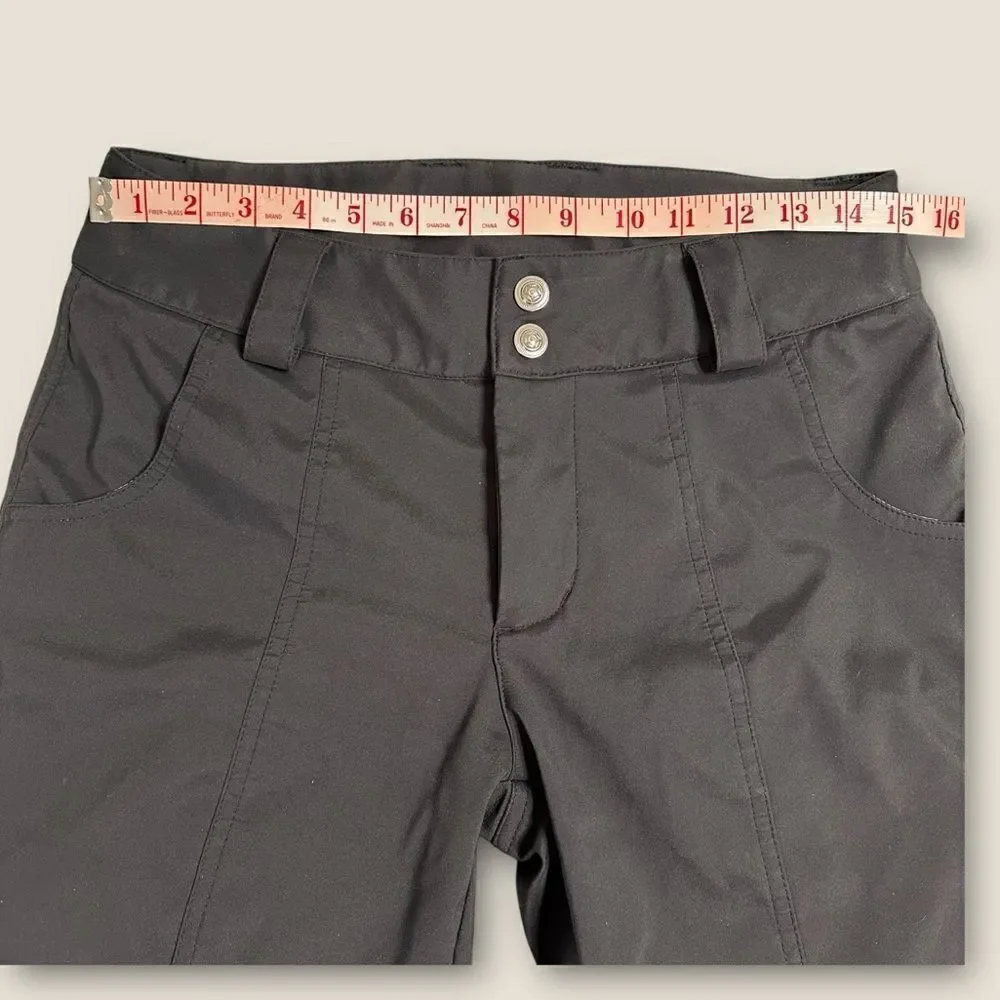 Marker Black Insulated Snow Ski Board Pants Size Small with belt.